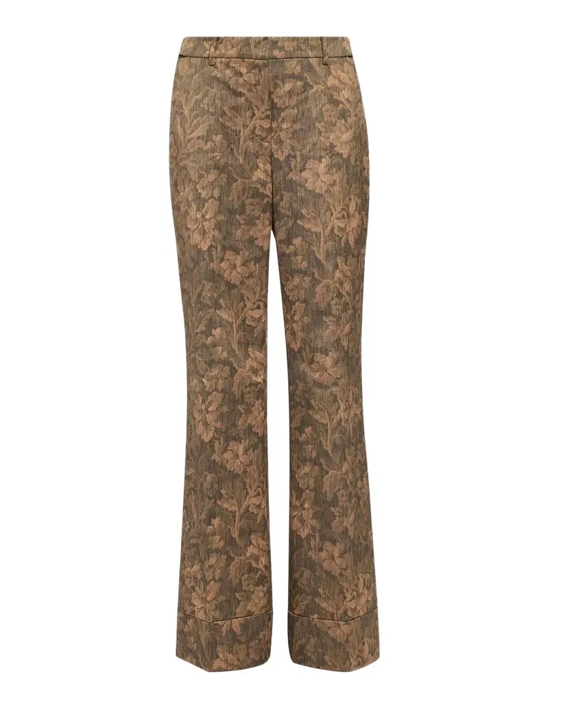 Kobi Halperin Melanie Floral Flare-Leg Pants