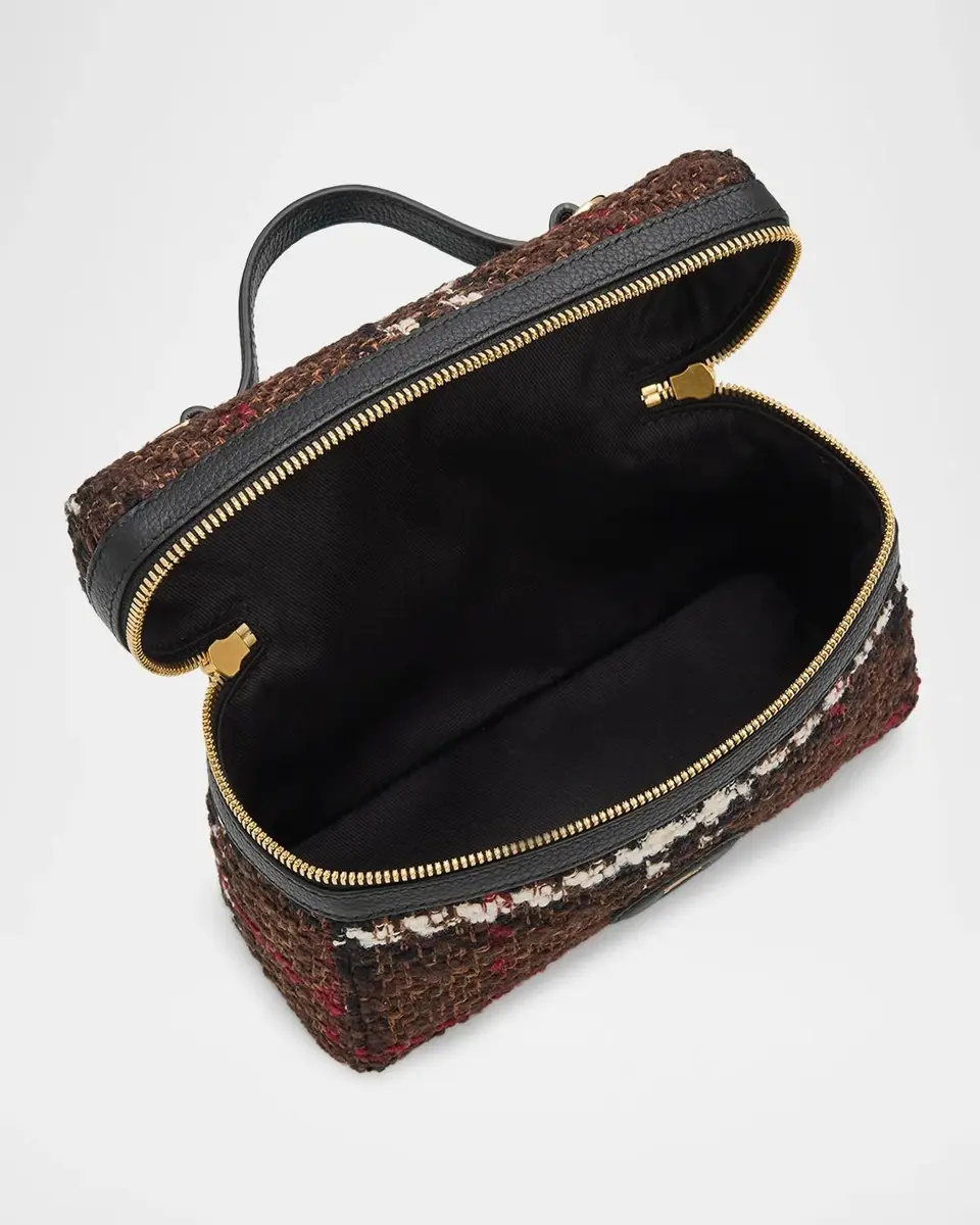 Burberry Check Canvas Vanity Bag | Thumbnail 4 Burberry Check Canvas Vanity Bag | Thumbnail 4