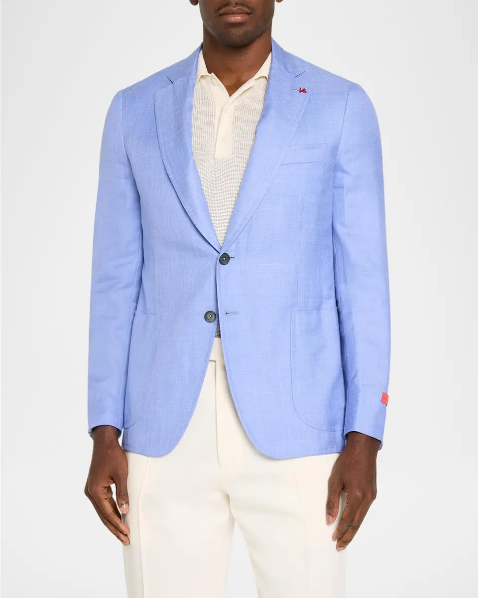 Isaia Men's Cashmere-Blend Sport Coat | Thumbnail 4 Isaia Men's Cashmere-Blend Sport Coat | Thumbnail 4