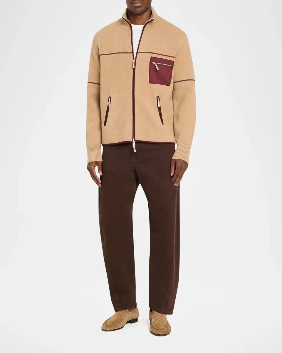 Guest In Residence Louis Felted Wool-Cashmere Zip-Front Jacket | Thumbnail 2 Guest In Residence Louis Felted Wool-Cashmere Zip-Front Jacket | Thumbnail 2