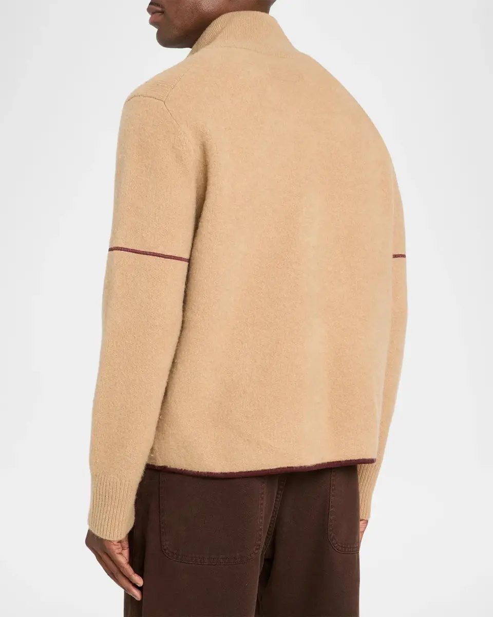 Guest In Residence Louis Felted Wool-Cashmere Zip-Front Jacket | Thumbnail 3 Guest In Residence Louis Felted Wool-Cashmere Zip-Front Jacket | Thumbnail 3