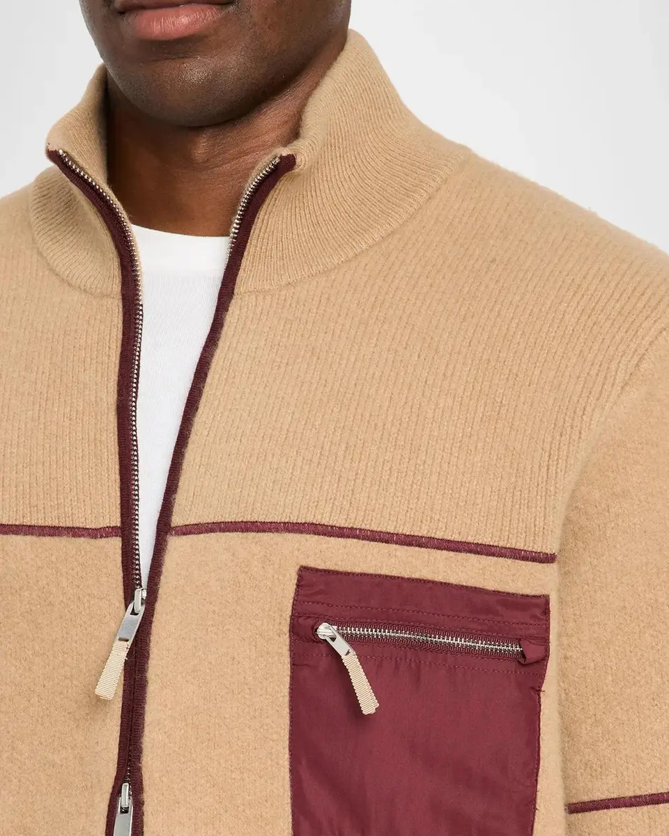 Guest In Residence Louis Felted Wool-Cashmere Zip-Front Jacket | Thumbnail 5 Guest In Residence Louis Felted Wool-Cashmere Zip-Front Jacket | Thumbnail 5