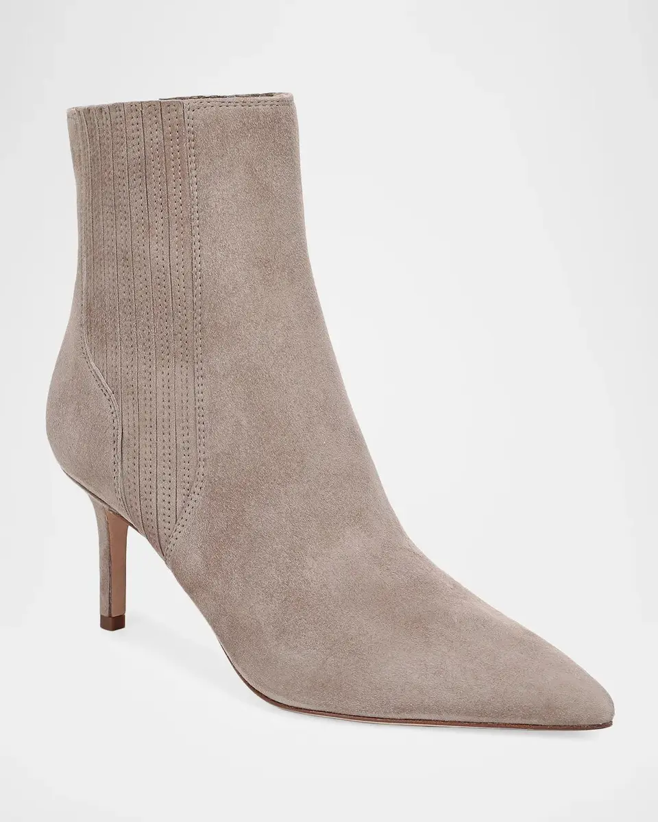 Veronica Beard 70mm Lisa Suede Ankle Booties | Thumbnail 2 Veronica Beard 70mm Lisa Suede Ankle Booties | Thumbnail 2