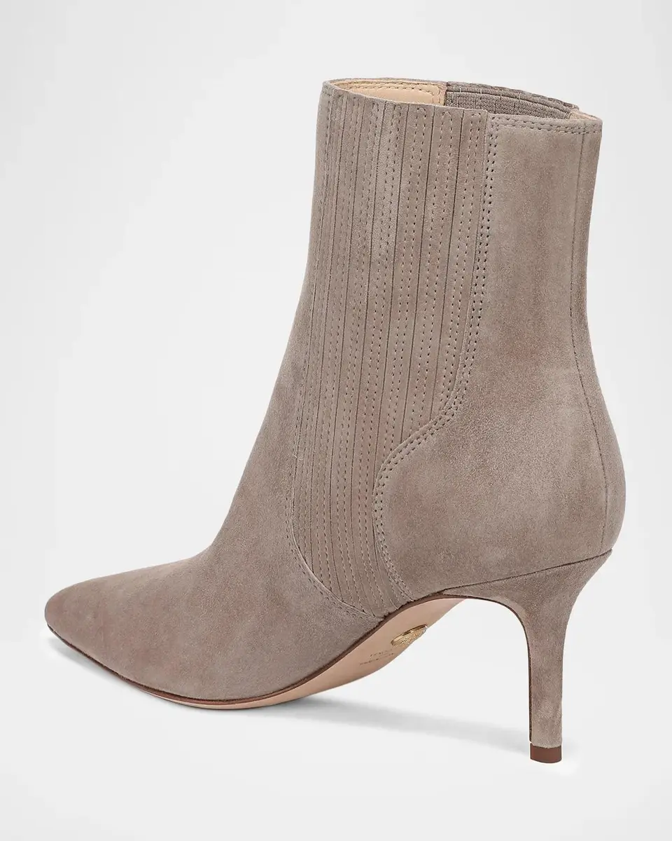 Veronica Beard 70mm Lisa Suede Ankle Booties | Thumbnail 3 Veronica Beard 70mm Lisa Suede Ankle Booties | Thumbnail 3