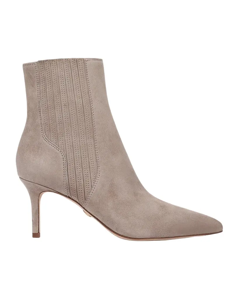 Veronica Beard 70mm Lisa Suede Ankle Booties