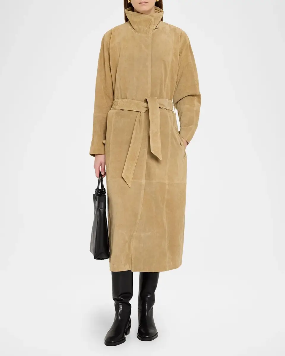 rag & bone Marlene Suede Trench Coat | Thumbnail 2 rag & bone Marlene Suede Trench Coat | Thumbnail 2