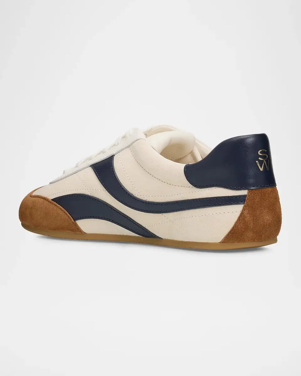 Stuart Weitzman Vander Suede Low-Top Sneakers | Thumbnail 4 Stuart Weitzman Vander Suede Low-Top Sneakers | Thumbnail 4