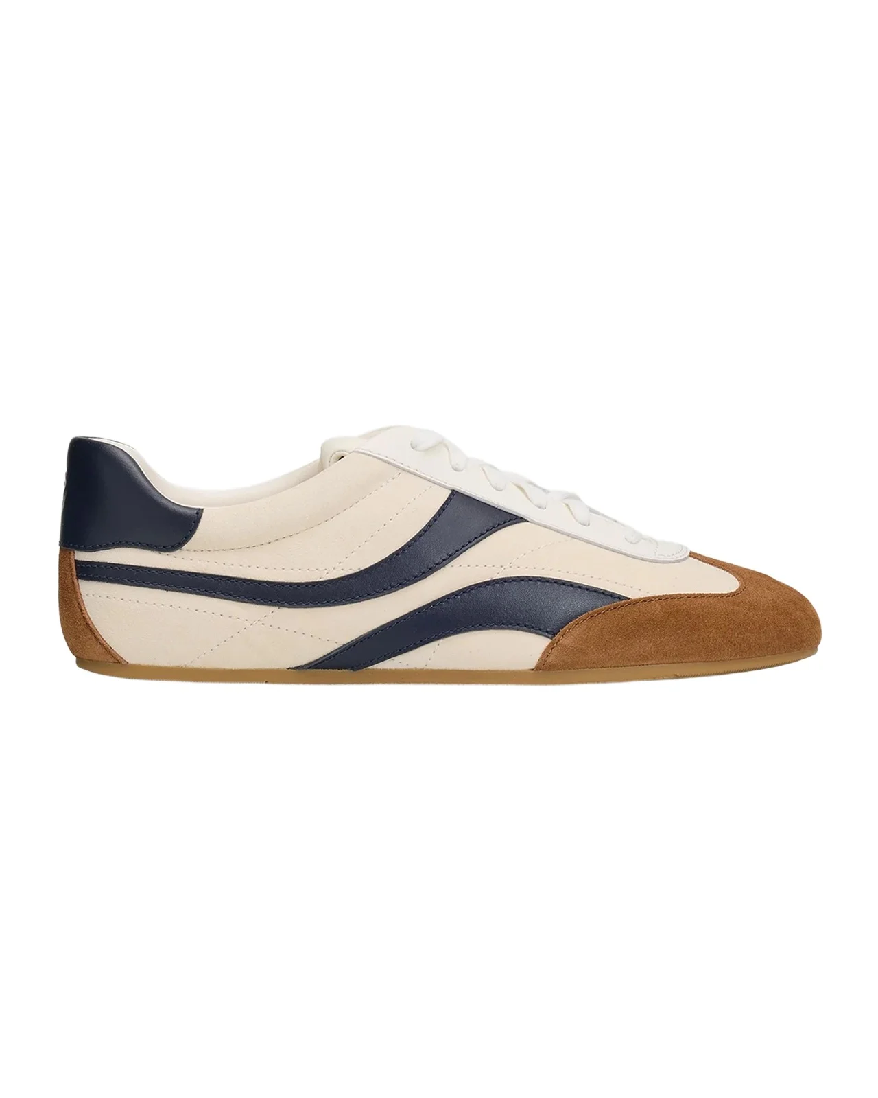 Stuart Weitzman Vander Suede Low-Top Sneakers