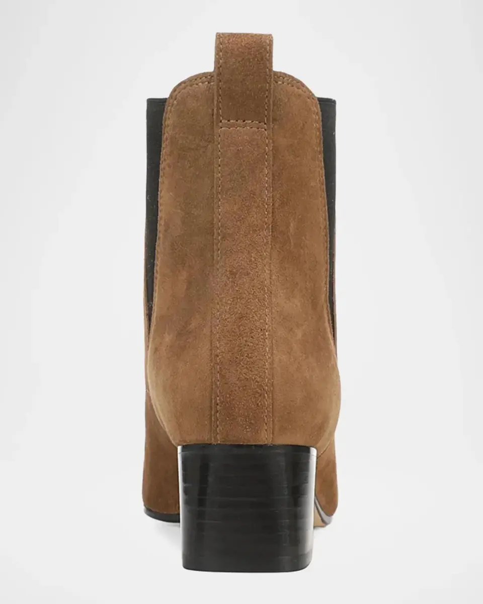 Veronica Beard Astra Suede Ankle Boots | Thumbnail 2 Veronica Beard Astra Suede Ankle Boots | Thumbnail 2