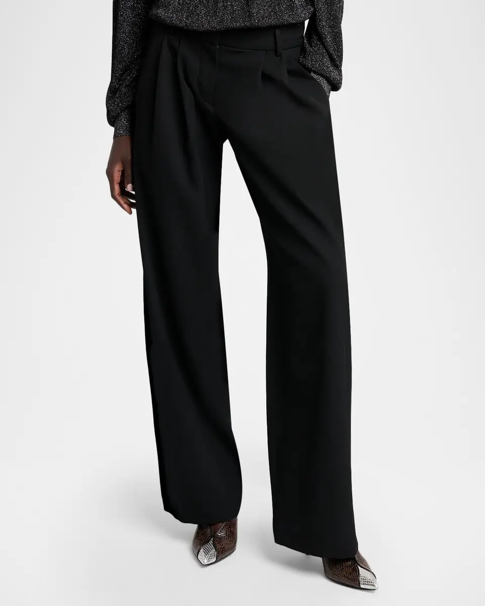 Isabel Marant Lyda Pleated Straight-Leg Trousers | Thumbnail 4 Isabel Marant Lyda Pleated Straight-Leg Trousers | Thumbnail 4