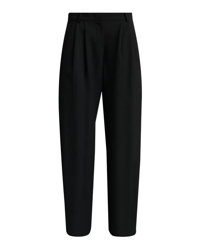 Lyda Pleated Straight-Leg Trousers Lyda Pleated Straight-Leg Trousers