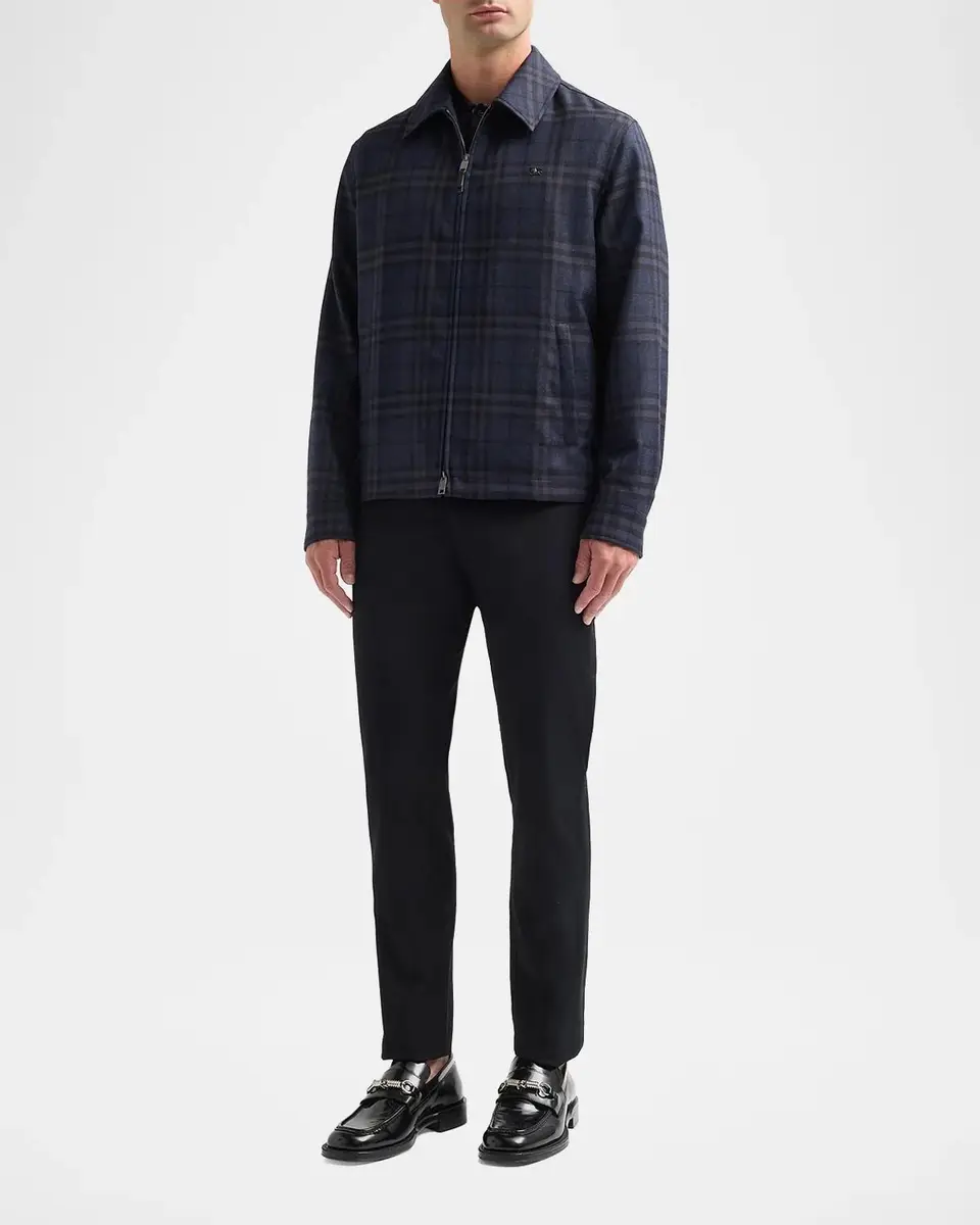 Burberry Men's Bloomsbury Check Nylon Jacket | Thumbnail 2