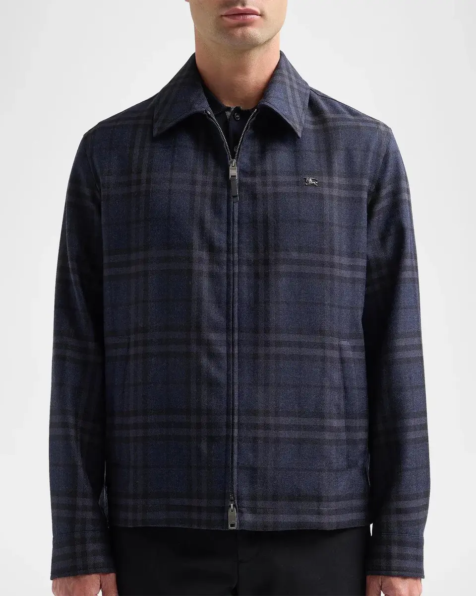 Burberry Men's Bloomsbury Check Nylon Jacket | Thumbnail 5