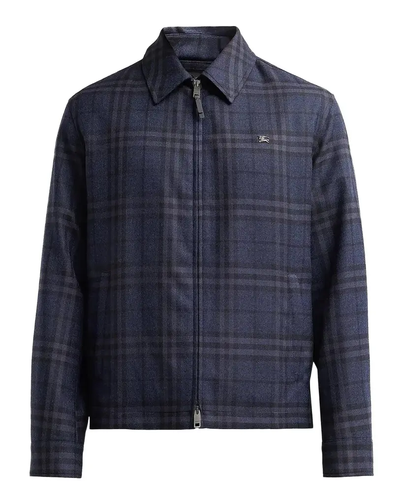 Burberry Men's Bloomsbury Check Nylon Jacket