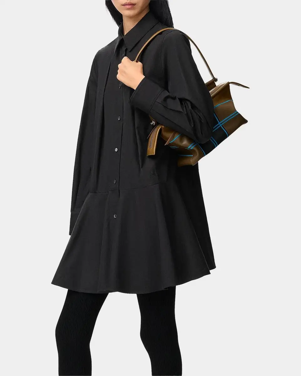 Loewe Cotton Drop-Waist Midi-Shirtdress | Thumbnail 4