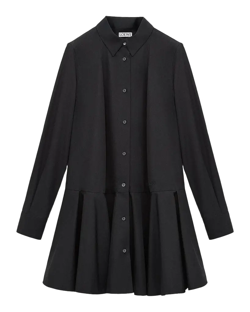 Cotton Drop-Waist Midi-Shirtdress Cotton Drop-Waist Midi-Shirtdress