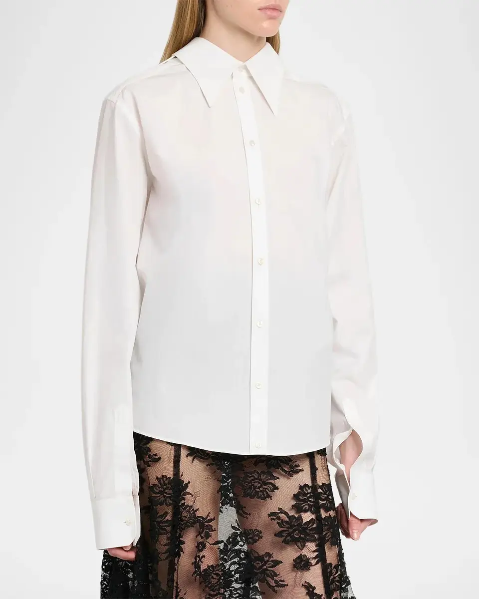 Dolce & Gabbana Poplin Cotton Slim Shirt | Thumbnail 3 Dolce & Gabbana Poplin Cotton Slim Shirt | Thumbnail 3