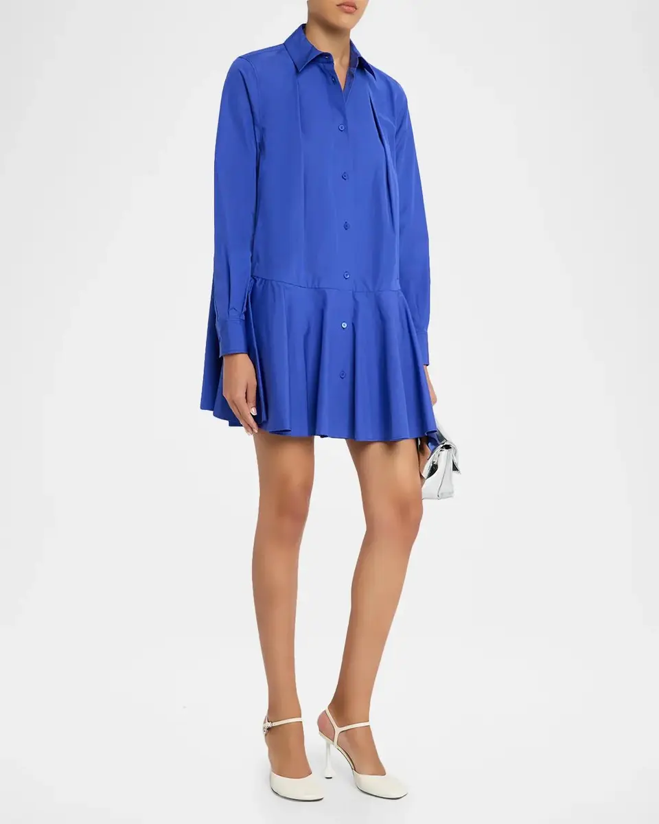 Loewe Cotton Drop-Waist Midi-Shirtdress | Thumbnail 4 Loewe Cotton Drop-Waist Midi-Shirtdress | Thumbnail 4