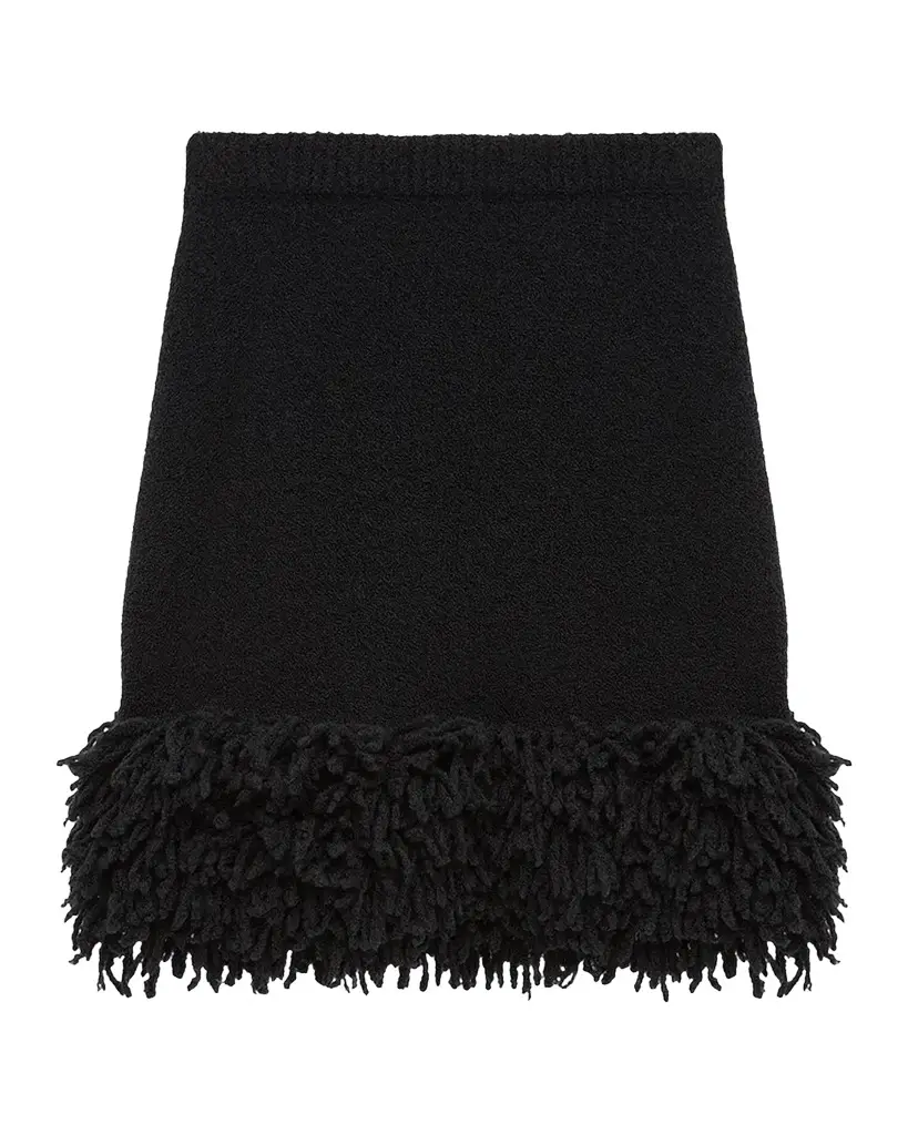 Loewe Rib-Knit Wool-Blend Mini Skirt | Thumbnail 1 Loewe Rib-Knit Wool-Blend Mini Skirt | Thumbnail 1