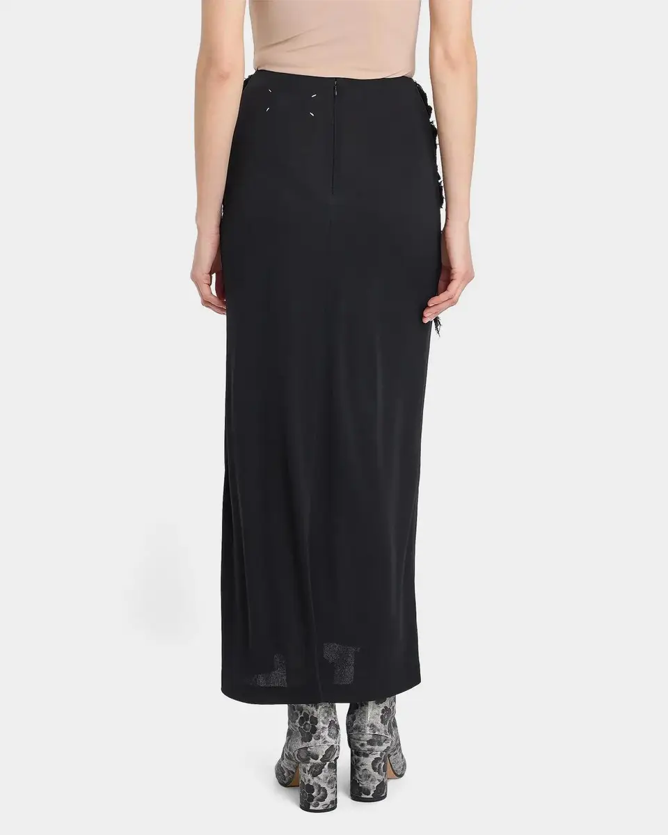 MM6 MAISON MARGIELA Textured Paisley Maxi Skirt | Thumbnail 3 MM6 MAISON MARGIELA Textured Paisley Maxi Skirt | Thumbnail 3