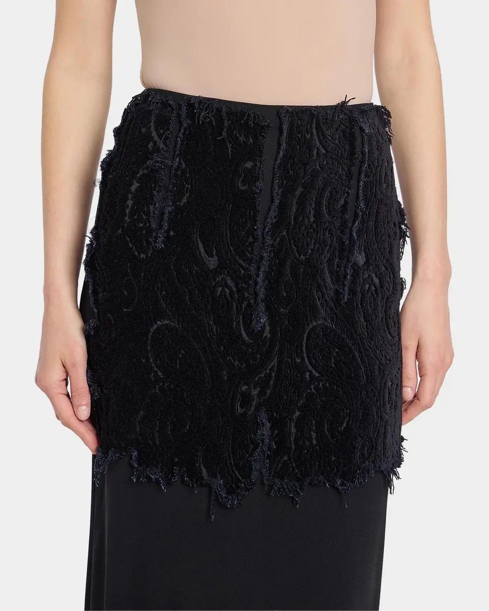 MM6 MAISON MARGIELA Textured Paisley Maxi Skirt | Thumbnail 5 MM6 MAISON MARGIELA Textured Paisley Maxi Skirt | Thumbnail 5