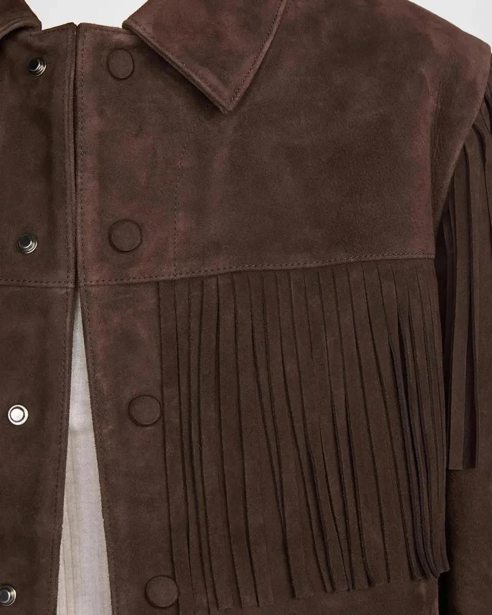 Frame The Suede Rodeo Jacket | Thumbnail 4 Frame The Suede Rodeo Jacket | Thumbnail 4