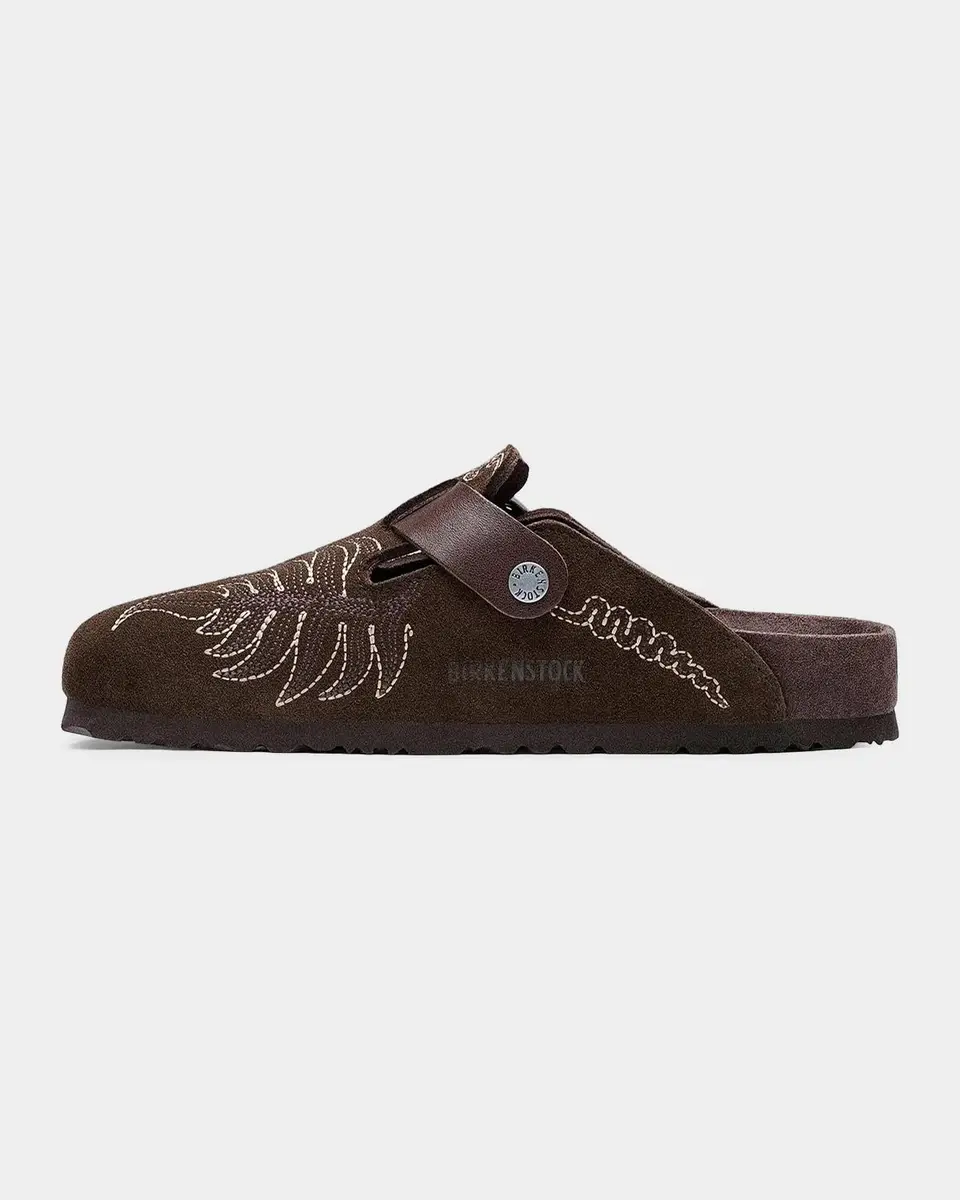 Etro x Birkenstock Boston Embroidered Suede Clogs | Thumbnail 4 Etro x Birkenstock Boston Embroidered Suede Clogs | Thumbnail 4