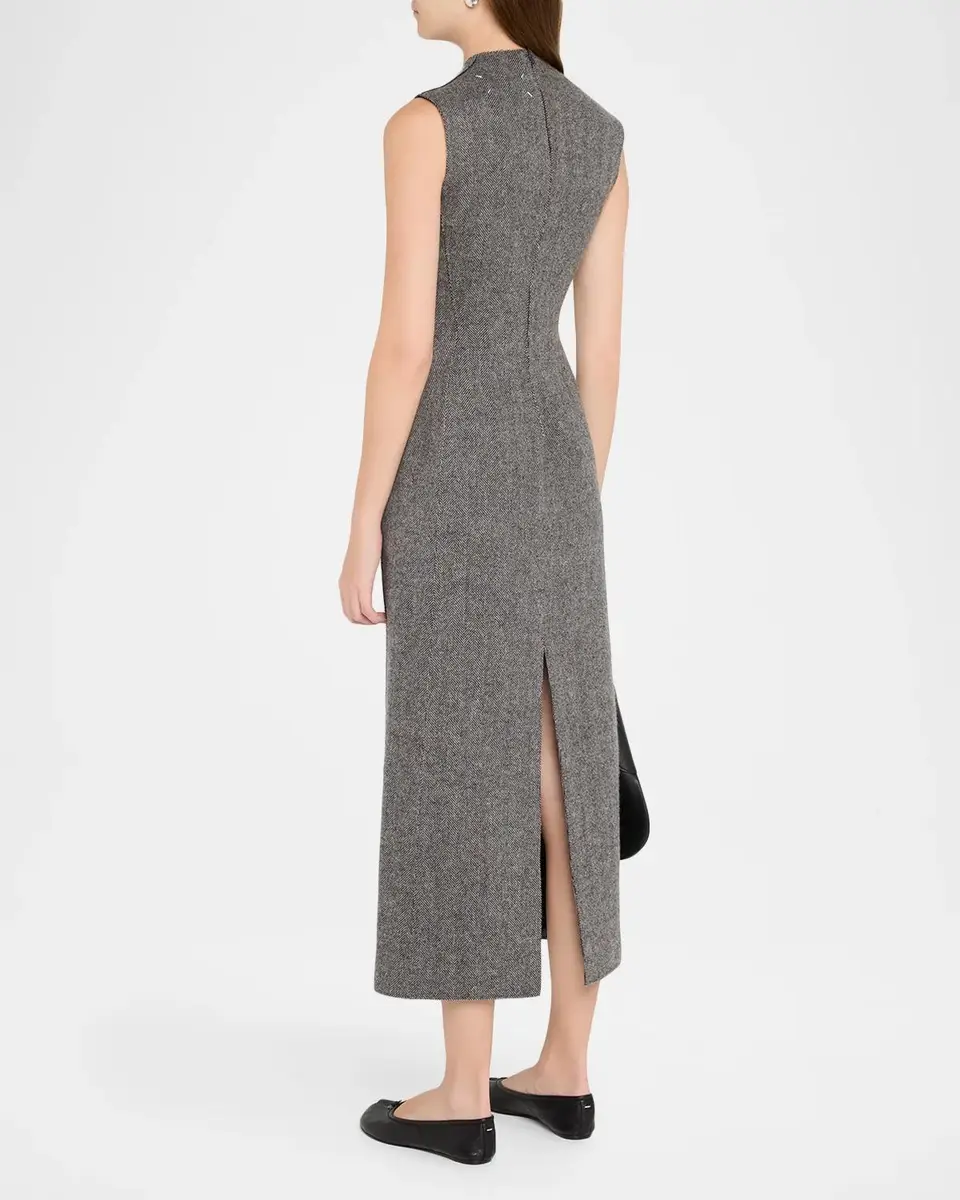 Maison Margiela Virgin Wool Midi Dress | Thumbnail 3