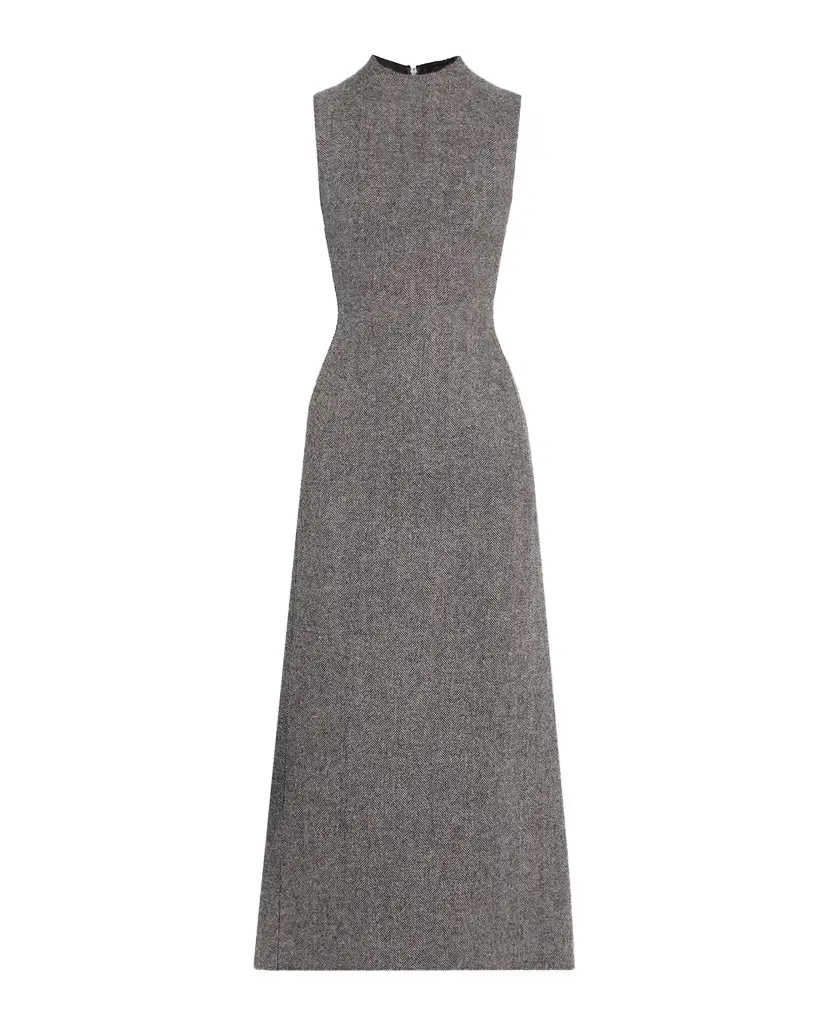 Virgin Wool Midi Dress