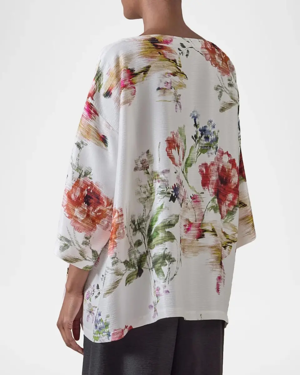 Eskandar A-Line Scoop Neck Top - Mid Plus Length | Thumbnail 3 Eskandar A-Line Scoop Neck Top - Mid Plus Length | Thumbnail 3