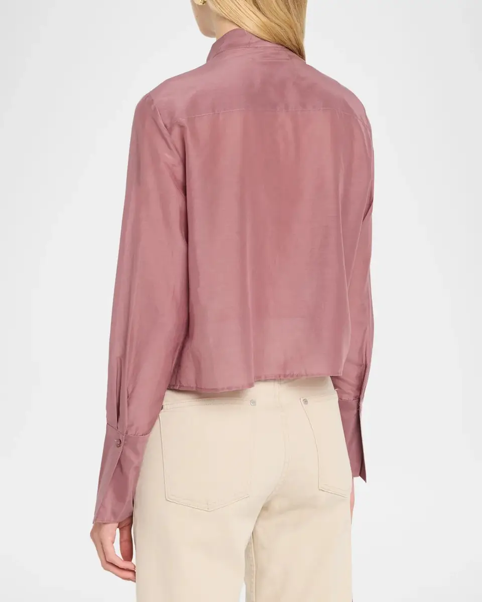 TWP Patti Ruffle Cotton-Silk Blouse | Thumbnail 3 TWP Patti Ruffle Cotton-Silk Blouse | Thumbnail 3