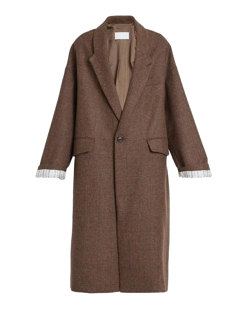 MM6 MAISON MARGIELA Cocooning Oversized Windowpane Check Coat
