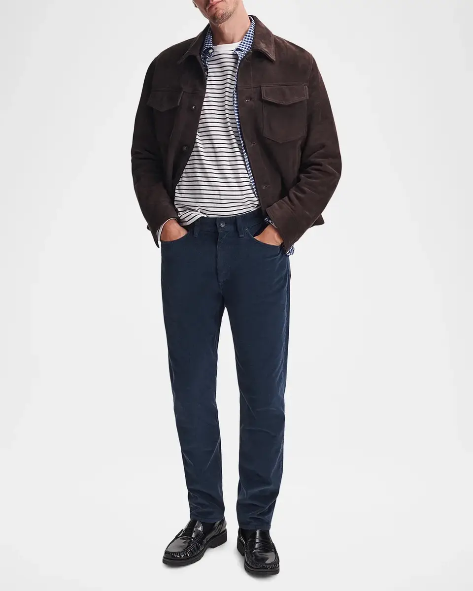 rag & bone Men's Stretch-Cotton Corduroy Trousers | Thumbnail 2 rag & bone Men's Stretch-Cotton Corduroy Trousers | Thumbnail 2