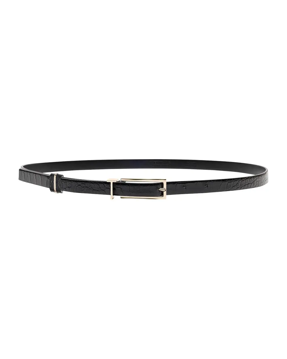 Tom Ford T Loop Crocodile Printed Leather Belt | Thumbnail 3 Tom Ford T Loop Crocodile Printed Leather Belt | Thumbnail 3