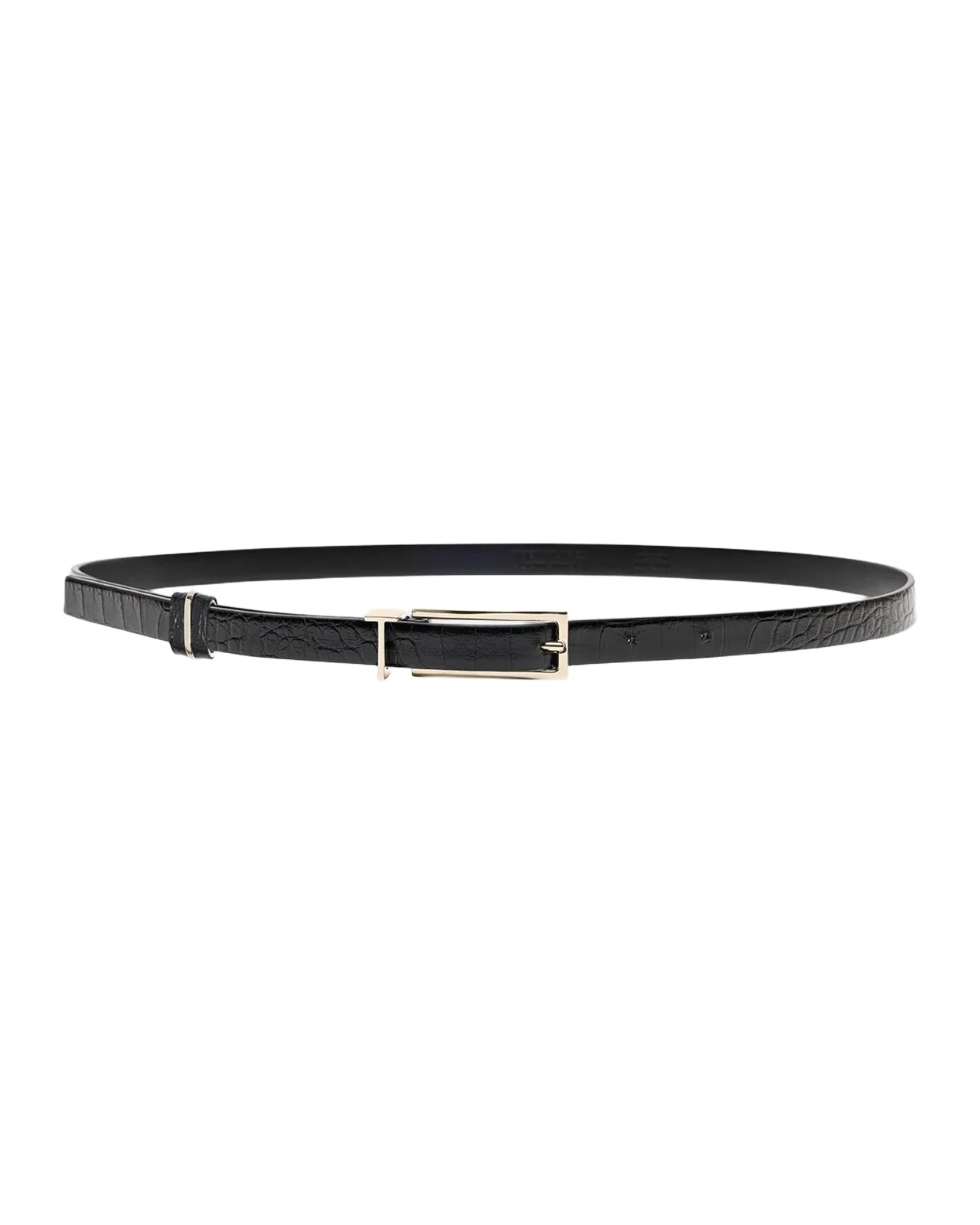 Tom Ford T Loop Crocodile Printed Leather Belt