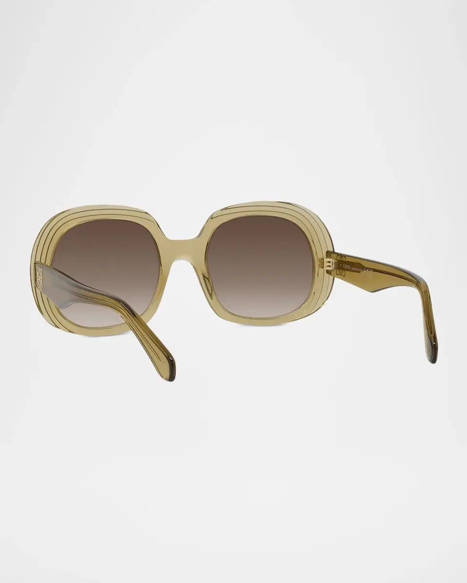 Loewe Mini Anagram Steps 54MM Square Sunglasses | Thumbnail 2