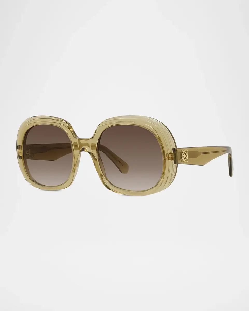 Loewe Mini Anagram Steps 54MM Square Sunglasses | Thumbnail 3