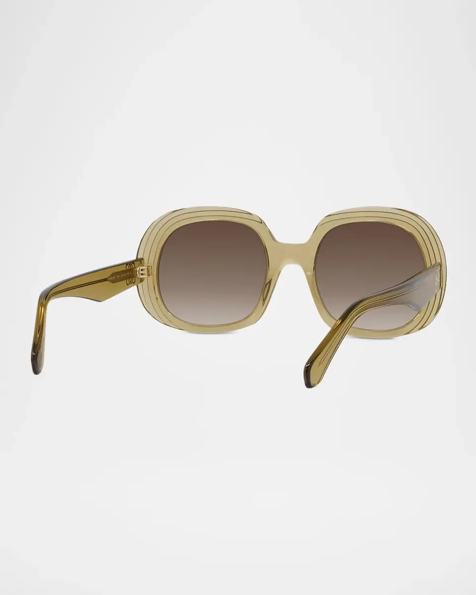Loewe Mini Anagram Steps 54MM Square Sunglasses | Thumbnail 7