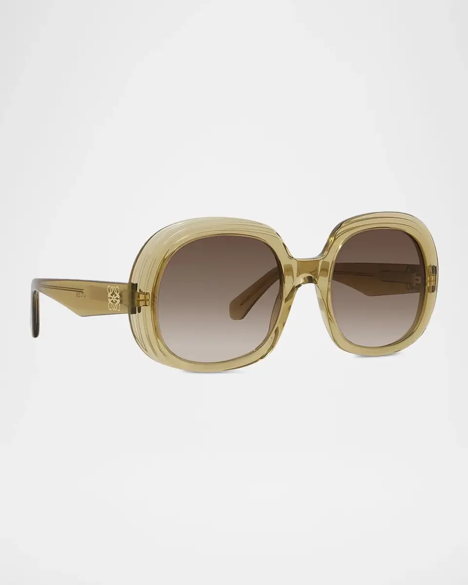 Loewe Mini Anagram Steps 54MM Square Sunglasses | Thumbnail 8