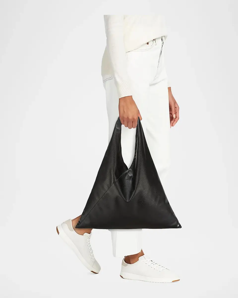 MM6 MAISON MARGIELA Classic Japanese Leather Shoulder Bag | Thumbnail 2 MM6 MAISON MARGIELA Classic Japanese Leather Shoulder Bag | Thumbnail 2