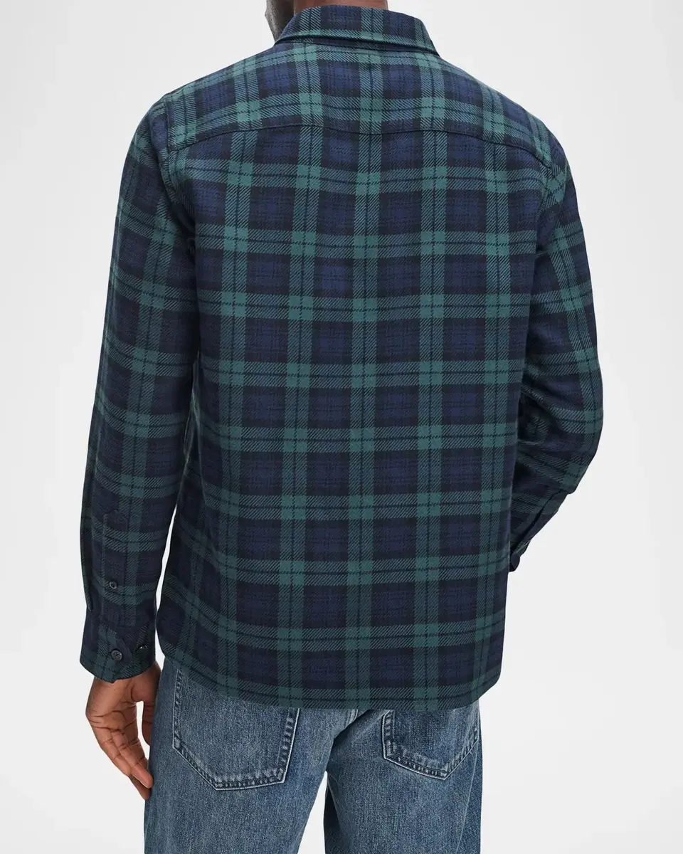 rag & bone Men's Plaid Cotton Flannel Shirt Jacket | Thumbnail 3 rag & bone Men's Plaid Cotton Flannel Shirt Jacket | Thumbnail 3