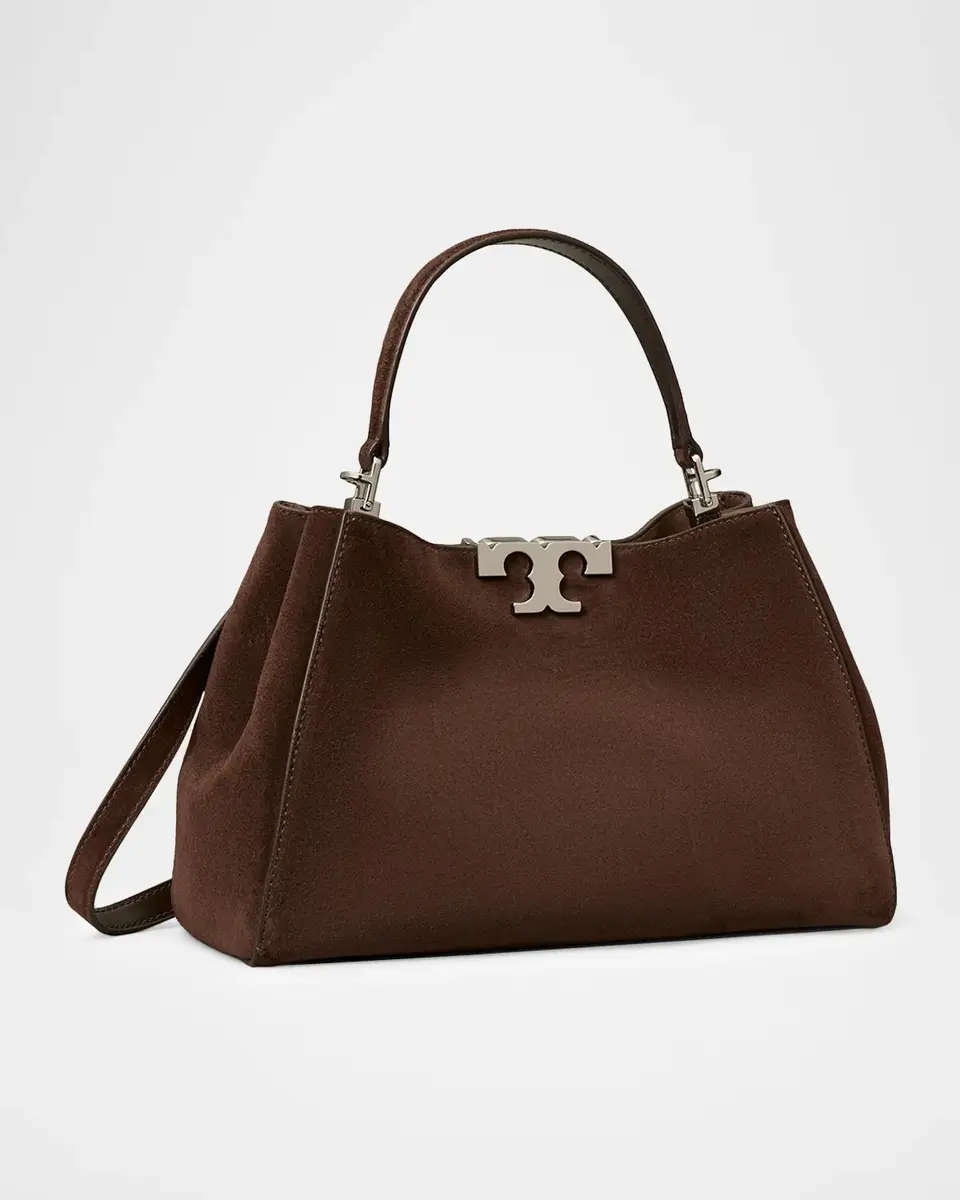 Tory Burch Eleanor Medium Suede Satchel Bag | Thumbnail 2 Tory Burch Eleanor Medium Suede Satchel Bag | Thumbnail 2