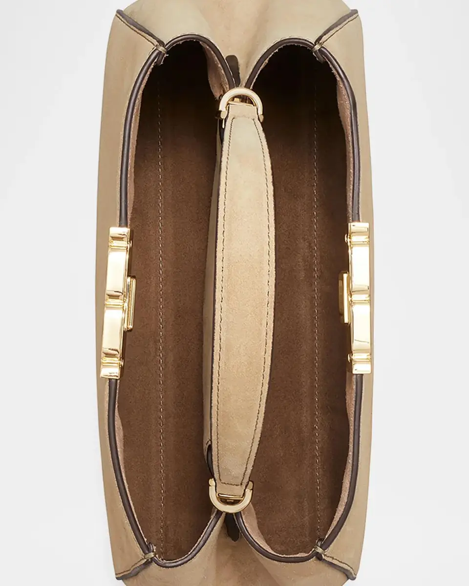 Tory Burch Eleanor Medium Suede Satchel Bag | Thumbnail 6 Tory Burch Eleanor Medium Suede Satchel Bag | Thumbnail 6