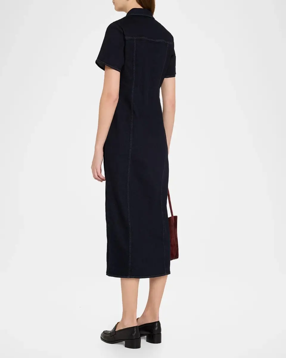 rag & bone Lenna Stretch-Denim Midi Shirtdress | Thumbnail 3 rag & bone Lenna Stretch-Denim Midi Shirtdress | Thumbnail 3