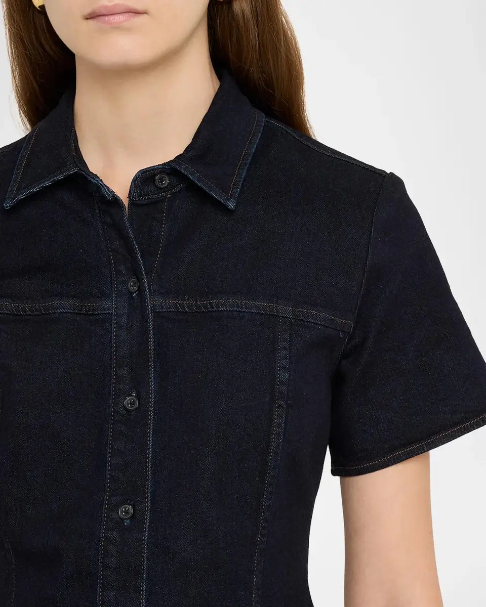 rag & bone Lenna Stretch-Denim Midi Shirtdress | Thumbnail 5 rag & bone Lenna Stretch-Denim Midi Shirtdress | Thumbnail 5