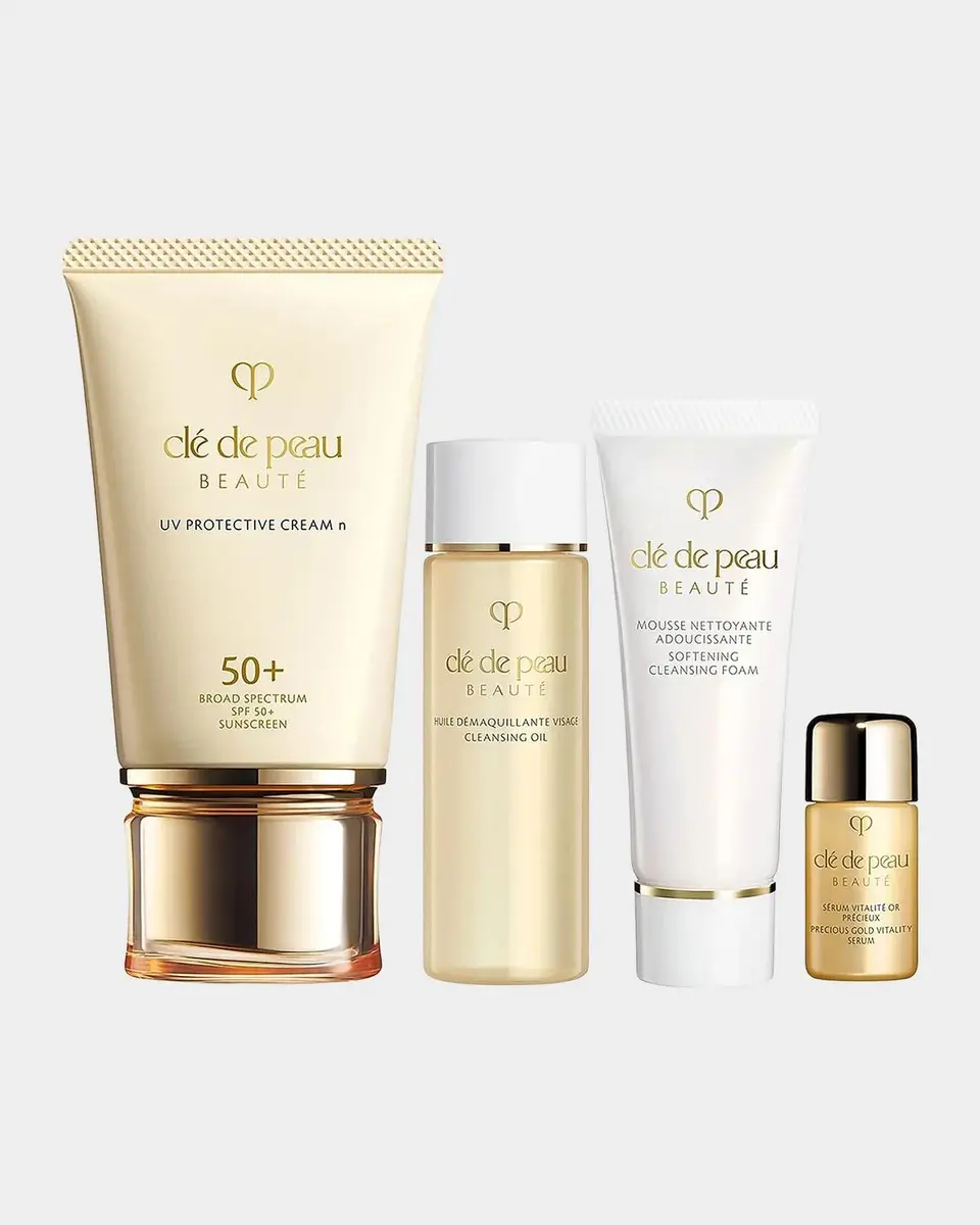 CLÉ DE PEAU BEAUTÉ Protect & Revitalize Gold 4-Piece Collection | Thumbnail 2 CLÉ DE PEAU BEAUTÉ Protect & Revitalize Gold 4-Piece Collection | Thumbnail 2