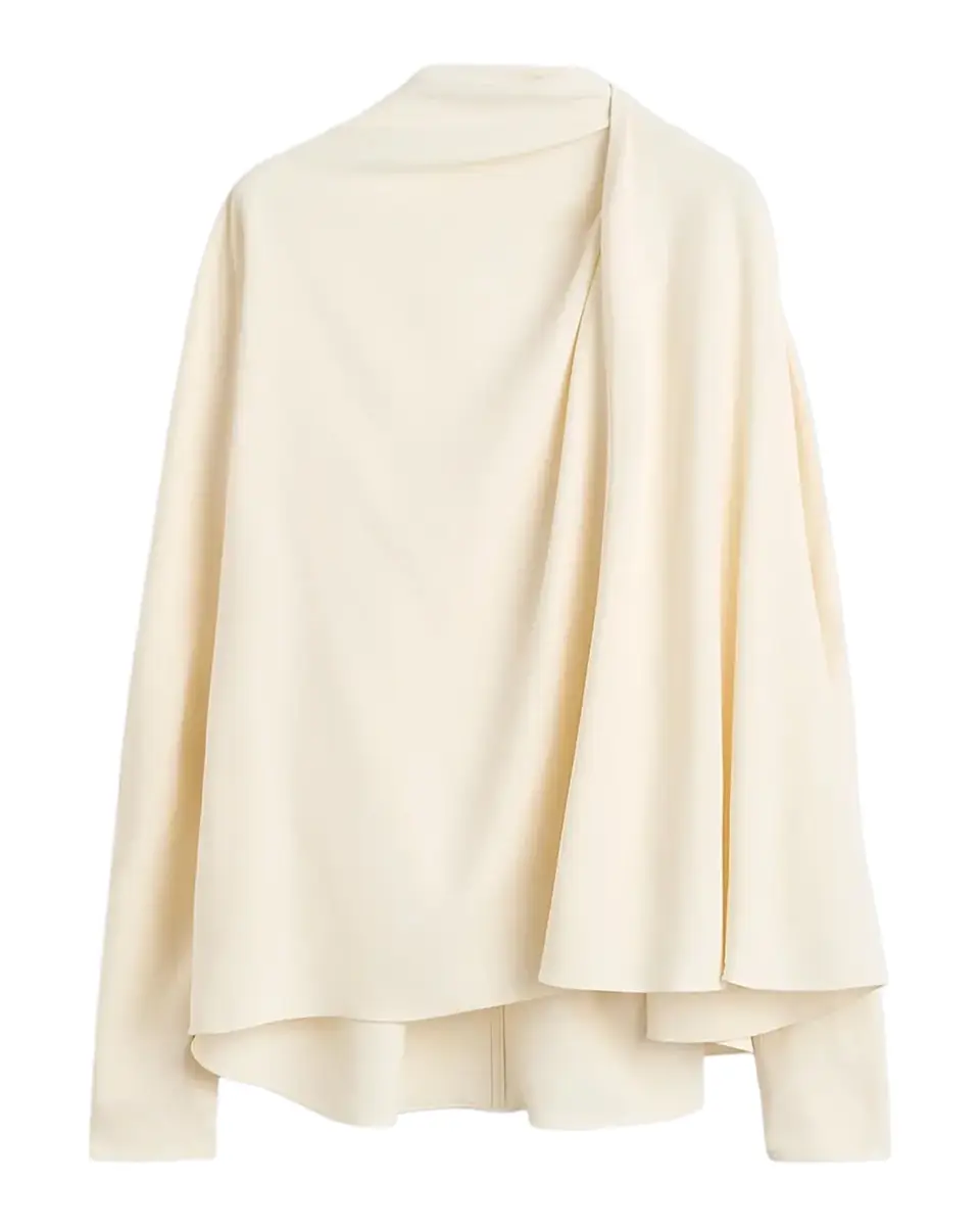 TOTEME Draped Cady Blouse | Thumbnail 2 TOTEME Draped Cady Blouse | Thumbnail 2