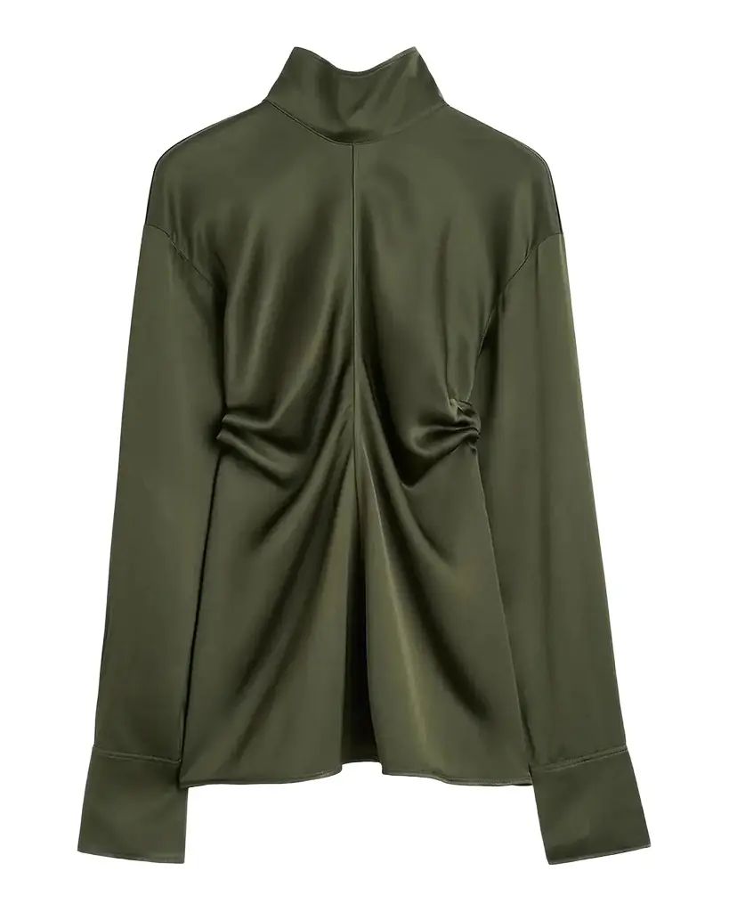 Slouch Satin Blouse Slouch Satin Blouse
