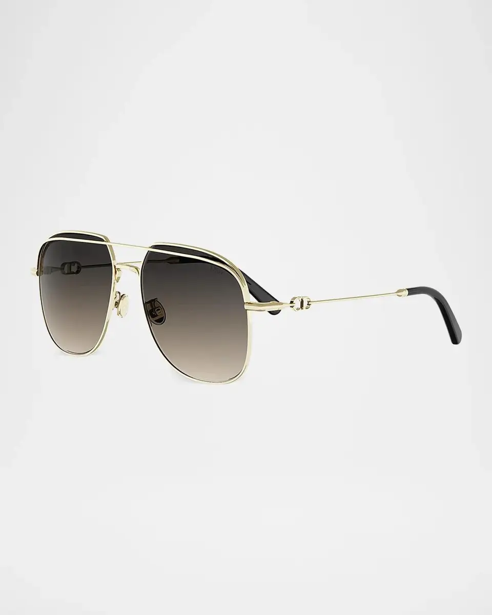 Dior Petit CD A1U 56MM Pilot Sunglasses | Thumbnail 2 Dior Petit CD A1U 56MM Pilot Sunglasses | Thumbnail 2
