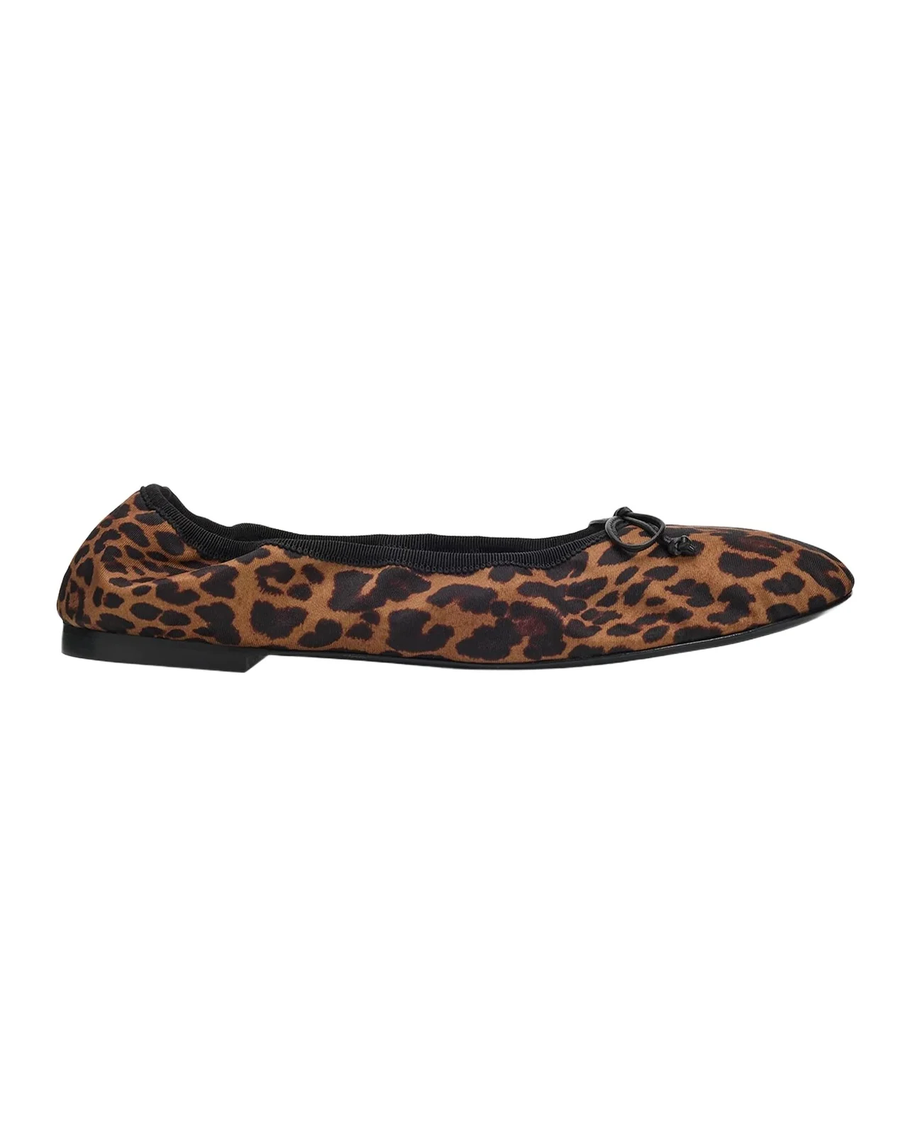 Nia Leopard Grosgrain Ballerina Flats Nia Leopard Grosgrain Ballerina Flats